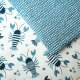 Stoffpaket 1m Lobster blau mit 0,5m Dotted Lines beach house blue
