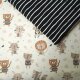 Stoffpaket 1m Buddies mit 0,5m Good Vibes schwarz