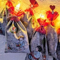 Baumwoll-Popeline Susalabims Adventskalender