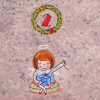 Baumwoll-Popeline Susalabims Adventskalender