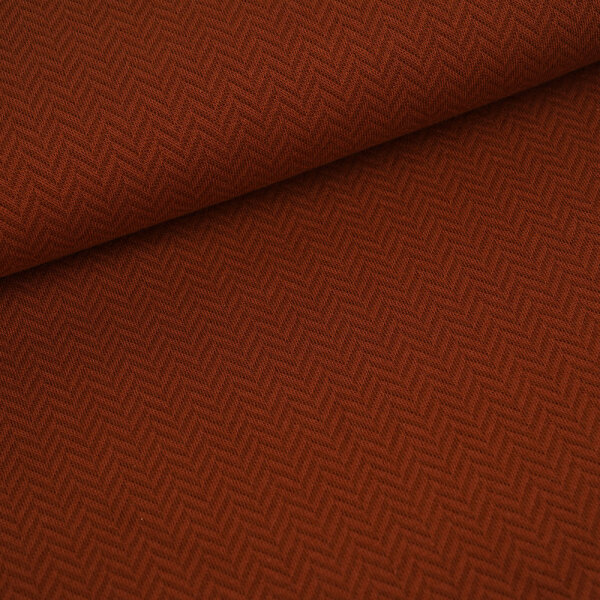 Bio-Jacquard Fischgrät rost