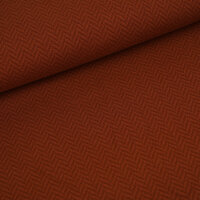 Bio-Jacquard Fischgrät rost