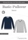 Stoff+Schnitt Basic-Pullover Herren+Glen Check moos
