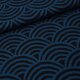 Stoff+Schnitt Stelzenhülle Damen+Rainbow schwarz-blau