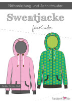 Stoff+Schnitt Sweatjacke Kinder+Softsweat copper coin