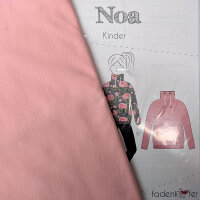 Stoff+Schnitt Noa Kinder+French Terry peach rose