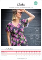 Stoff+Schnitt Hertha+Gothic Roses smaragd