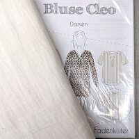 Stoff+Schnitt Bluse Cleo+Musselin offwhite