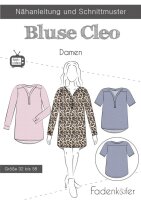 Stoff+Schnitt Bluse Cleo+Musselin offwhite