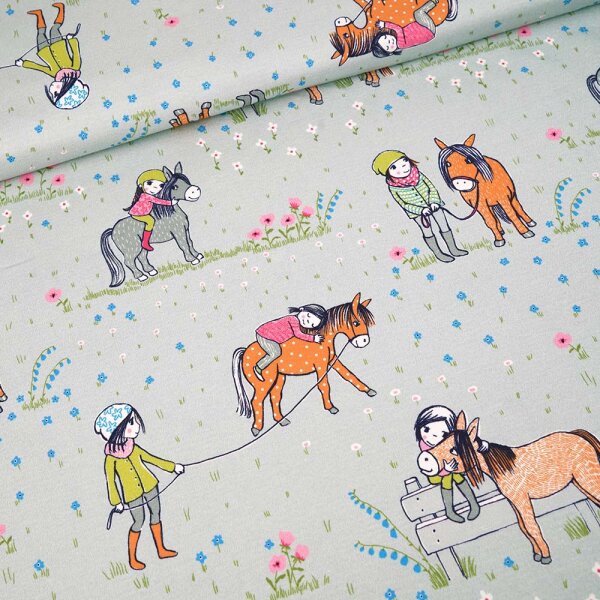 Tissue jersey organique Susalabims Ponyliebe