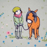 Tissue jersey organique Susalabims Ponyliebe