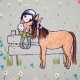 Tissue jersey organique Susalabims Ponyliebe