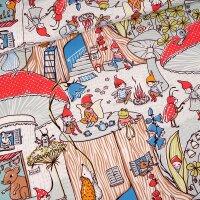Tissue jersey organique Susalabims Zwergenwelt
