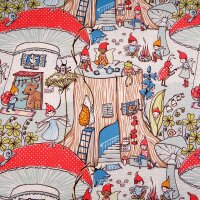 Tissue jersey organique Susalabims Zwergenwelt