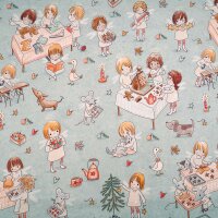 Tissue jersey organique Susalabims Weihnachtswerkstatt...
