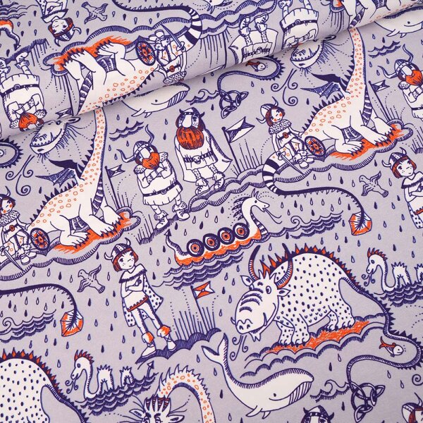 Tissue jersey organique Susalabims Wikinger