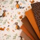 Tissue jersey organique Fridolin und seine Freunde