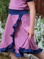 Tissue jersey organique Susalabims Dalmatiner rosablau