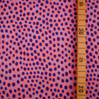 Tissue jersey organique Susalabims Dalmatiner rosablau