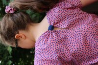 Tissue jersey organique Susalabims Dalmatiner rosablau