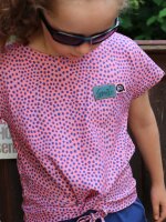 Tissue jersey organique Susalabims Dalmatiner rosablau