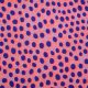 Tissue jersey organique Susalabims Dalmatiner rosablau