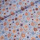 Biojersey Susalabims Kleine Blumen blaubraun