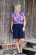 Biojersey Susalabims Mohnblumen blau