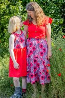 Biojersey Susalabims Mohnblumen rot