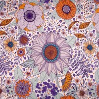 Tissue jersey organique Susalabims Sommerblumen bunt