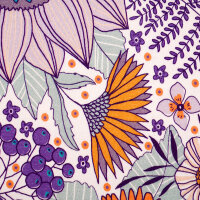 Biojersey Susalabims Sommerblumen bunt