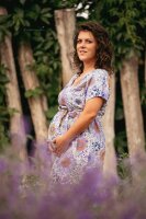 Biojersey Susalabims Sommerblumen lila