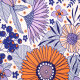 Biojersey Susalabims Sommerblumen lila