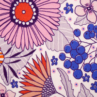 Biojersey Susalabims Sommerblumen orange
