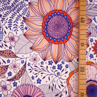 Biojersey Susalabims Sommerblumen orange