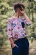 Biojersey Susalabims Sommerblumen orange