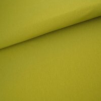Organic cotton jersey plain dyed avocado