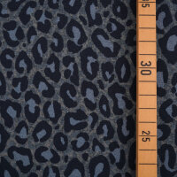 Tissue jersey organique Susalabims Leo jeansblau