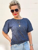 Tissue jersey organique Susalabims Leo jeansblau