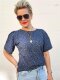 Tissue jersey organique Susalabims Leo jeansblau