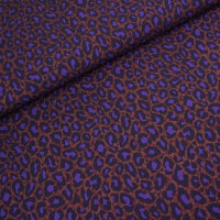 Tissue jersey organique Susalabims Leo lilabraun