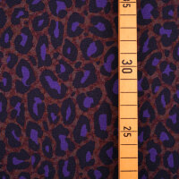 Tissue jersey organique Susalabims Leo lilabraun