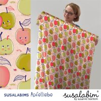 Tissue jersey organique Susalabims Apfelliebe