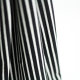 Tissue jersey organique Streifen schwarz-weiß