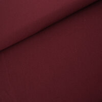 Bio-French Terry Uni bordeaux