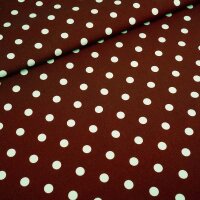 Tissue jersey organique Pretty Woman schoko