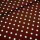 Tissue jersey organique Pretty Woman schoko