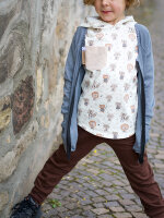 Organic jersey plain dyed schoko